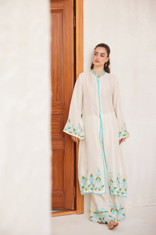 Zavia Jacket Kurta Set